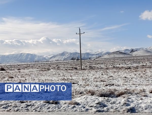 رقص دانه‌های برف بر بام‌های سفیددشت