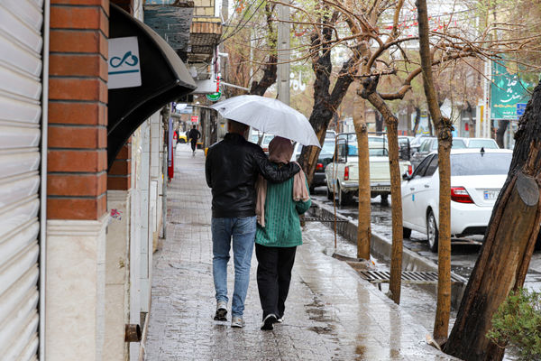 باران نوروزی در آباده