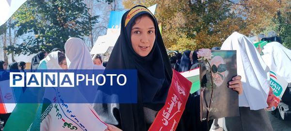 صدای وحدت دانش‌آموزان فارسان در روز ۱۳ آبان 