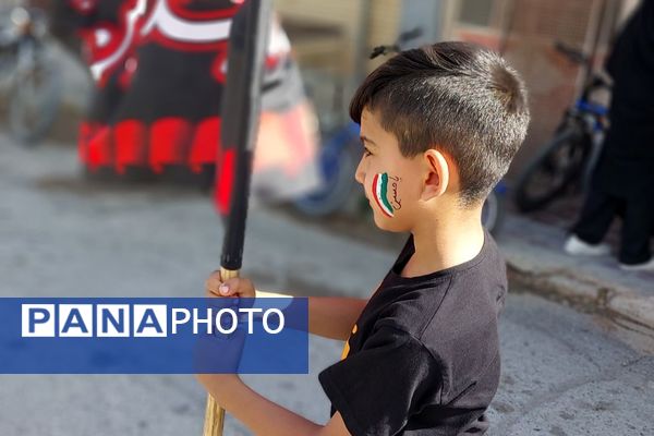 ایرانِ امام حسین، با پشتیبانی نونهالان پیروز است 