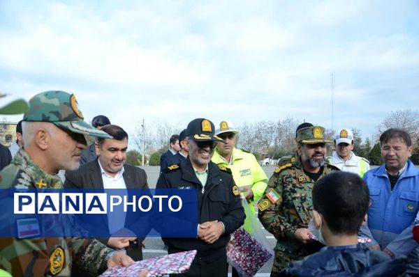 برگزاری رزمایش طرح زمستانه پلیس‌راه فرماندهی انتظامی استان گلستان