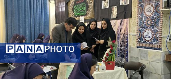 برگزاری مرحله اول آزمون جامع در دبیرستان رضوان