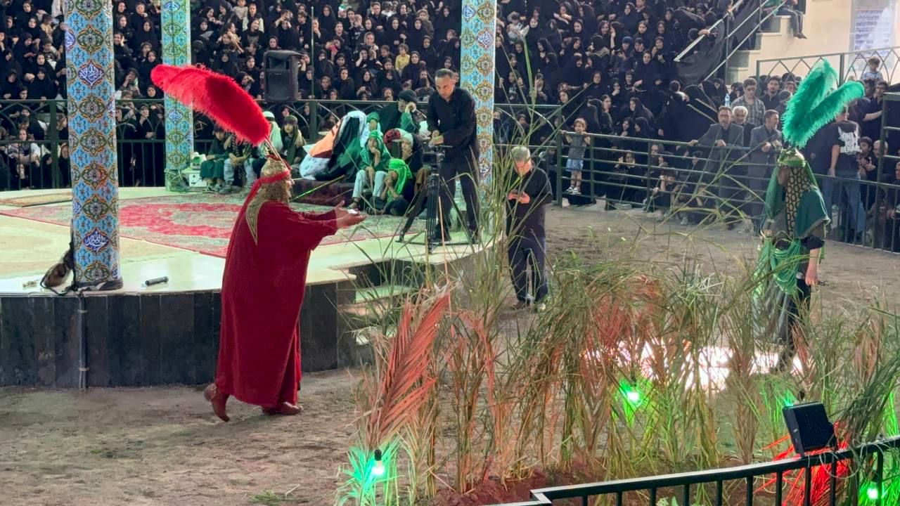 مراسم سنتی تعزیه‌خوانی در شهر ارمغان‌خانه زنجان 