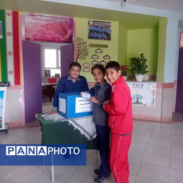 انتخابات شورای دانش آموزی در شهرستان بجستان