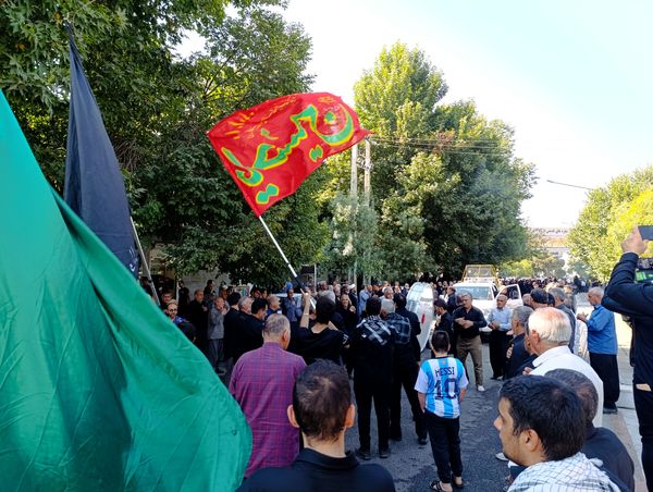 اجتماع جاماندگان اربعین حسینی در اسلام آباد غرب