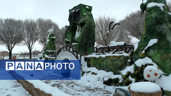 بروجن در پوشش سفیدی برف