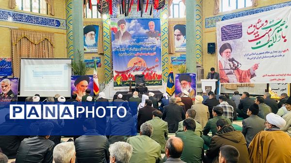 هم صدایی مسئولان و مردم باخرز در سایه  حماسه تاریخی 9 دی