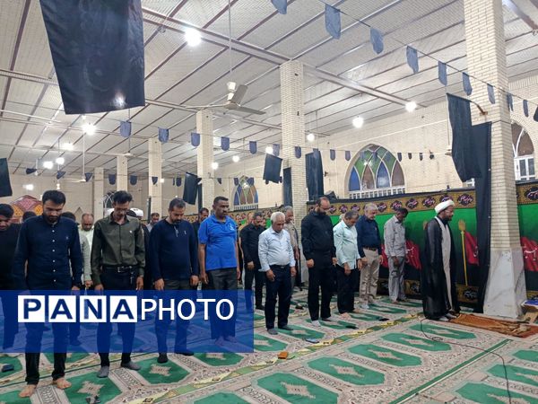 سوگ خورشید خراسان در حاجی‌آباد عزاداری شهادت امام رضا(ع)