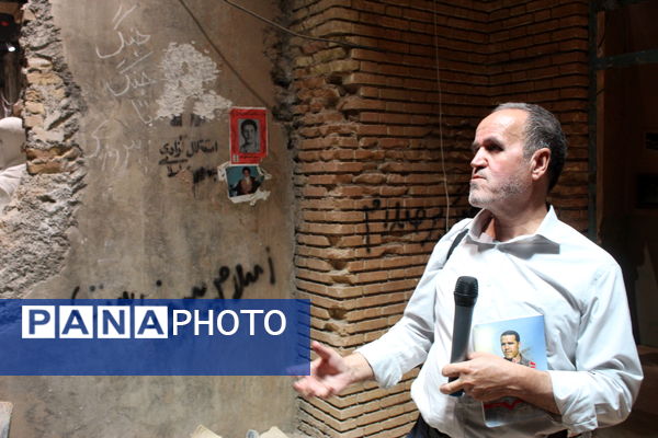 بازدید دانش‌آموز خبرنگاران پانا یزد از باغ موزه دفاع مقدس یزد