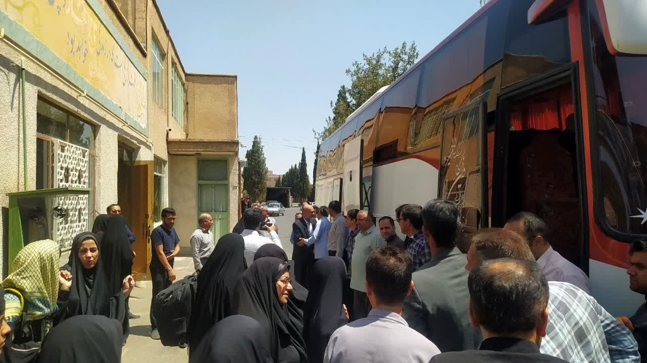 فرهنگیان خراسان جنوبی برای تجدید میثاق با امام شهیدشان راهی پیاده‌روی اربعین شدند