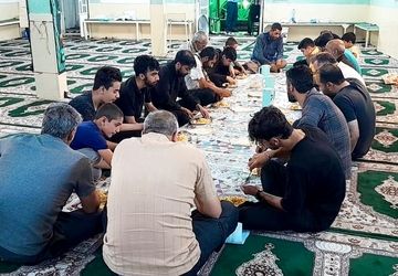 ایستگاه خدمت به زائران اربعین در بخش افرینه