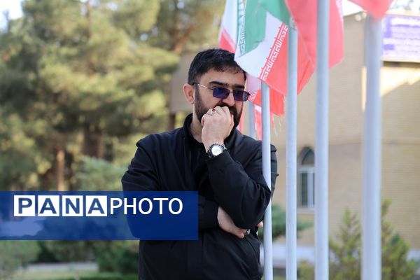 آیین استقبال از پیکرهای مطهر شهدای گمنام در بهشت معصومه(س)