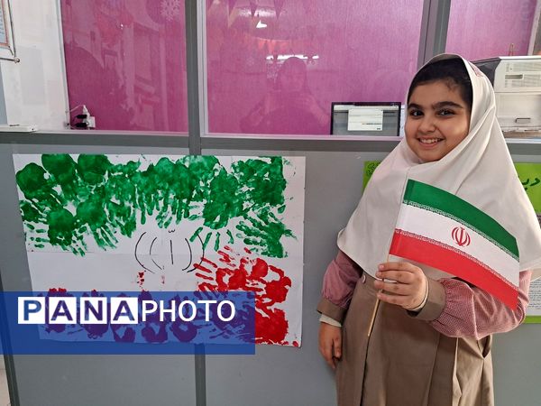 برگزاری فعالیت‌های دهه‌فجر در دبستان ارمغان هستی ناحیه 3 کرج 