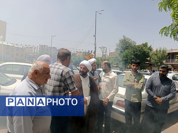 بازگشت امام جمعه از سفر مکه و استقبال گرم مردم فارسان