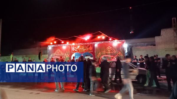 مراسم شام غریبان در شهر تیتکانلو