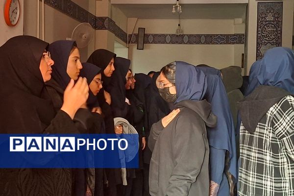 مدرسه نمونه‌دولتی ارشاد شهرستان قرچک در سوگ یاس نبی