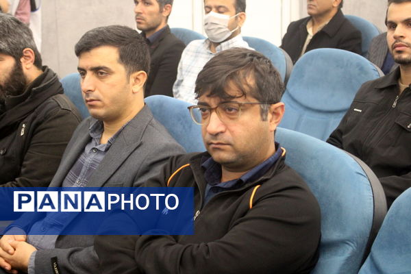 مراسم استقبال از شهید گمنام در اداره‌کل آموزش و پرورش استان بوشهر
