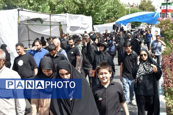 مراسم آیینی جاماندگان اربعین حسینی در پایتخت
