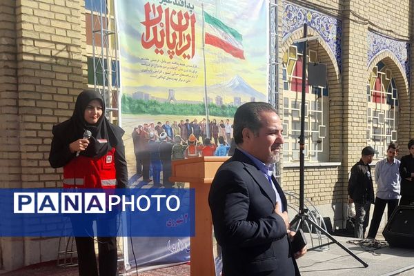 برگزاری افتتاحیه «هفته پدافند غیرعامل » در دبیرستان ماندگار مدرس ناحیه دو شهرری