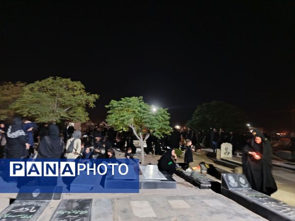 برگزاری مراسم شام غریبان در دهستان رزق آباد