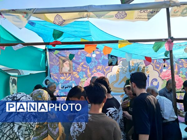 مهمانی پدرانه به‌مناسبت عید غدیر در قائمشهر