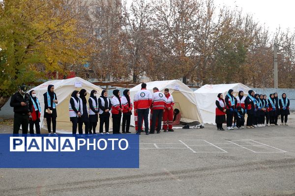 بیست و هفتمین مانور سراسری زلزله در آذربایجان غربی