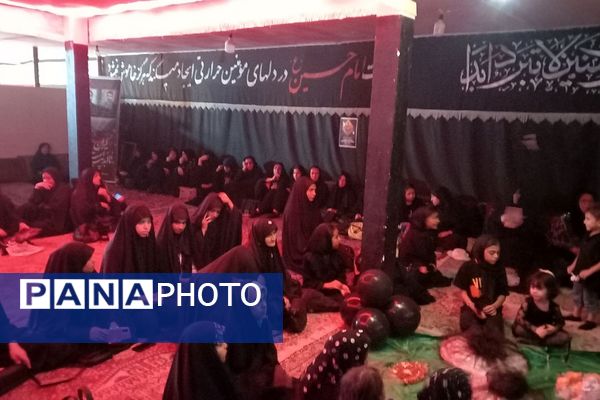 محفل دانش آموزی مقدامه در سوگ شهادت دختر سه‌ساله امام حسین(ع)