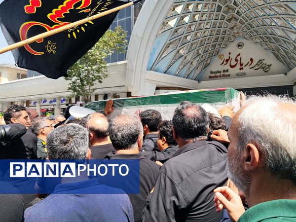 تشییع پیکر شهید پارسا شکوهی در قائمشهر