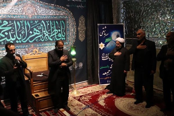 ارادتمندان اهل‌بیت در شب چهارم فاطمیه گرد هم آمدند
