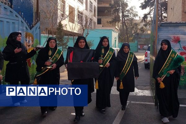 پیوند دل‌های دانش‌آموزان شهرقدس در سوگ حضرت زهرا(س)