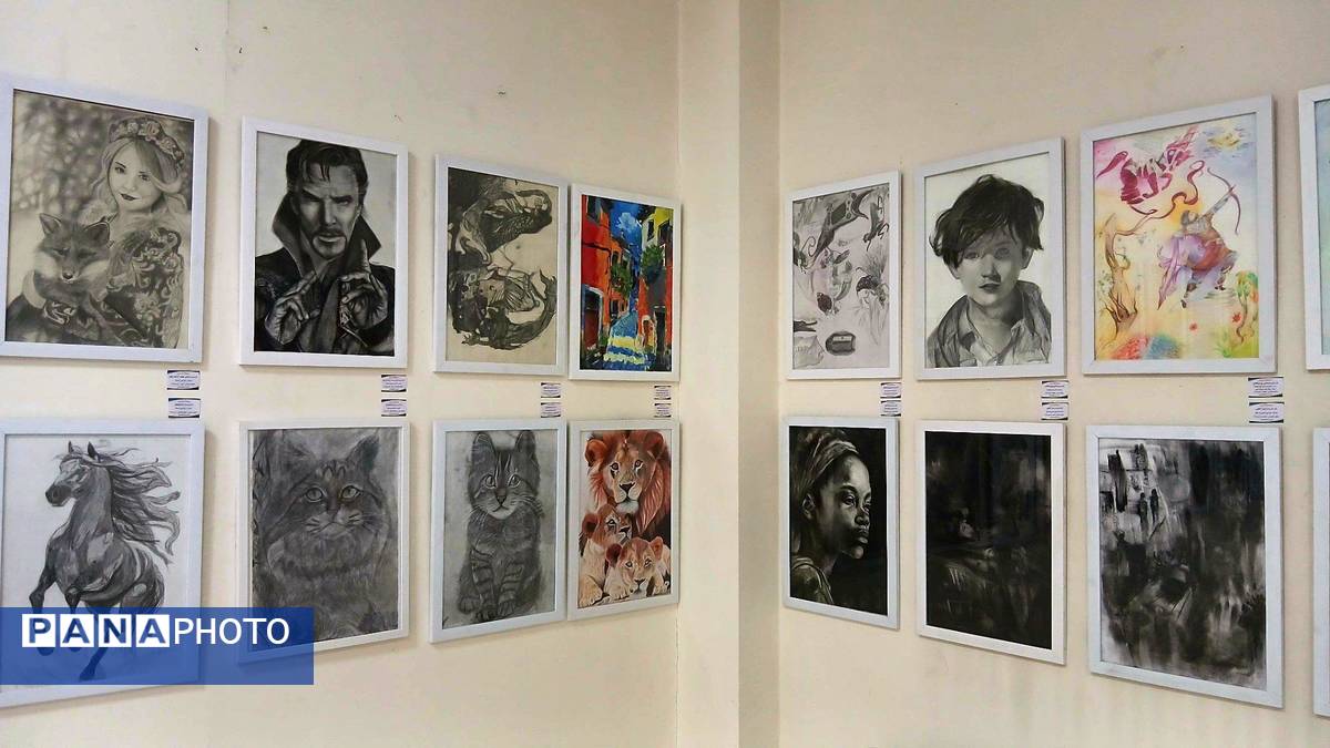 اختتامیه نمایشگاه طراحی و نقاشی هنرمندان آموزشگاه هنری فروردین شهرستان نظرآباد