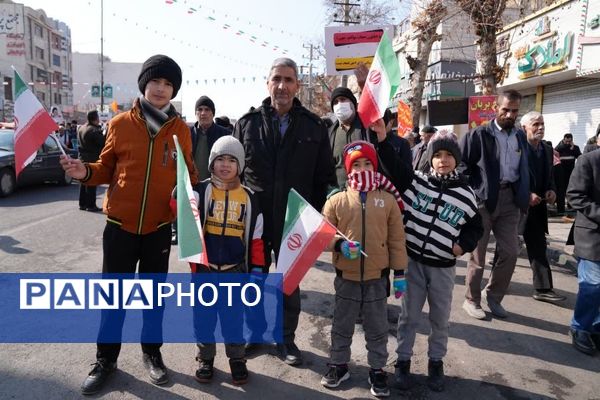 حضور پرشور و باشکوه مردم محمدشهر در راهپیمایی ۲۲بهمن