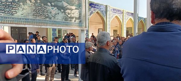 مراسم تشییع پیکر جانباز شهید علی فتح آبادی