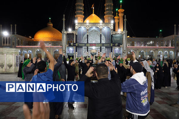 حرم کریمه اهل بیت در  شام شهادت حضرت زهرا(س)