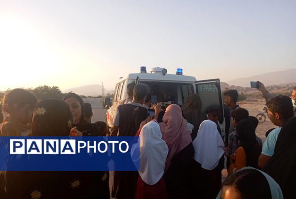 ورود پیکر شهید گمنام به روستای لاور 