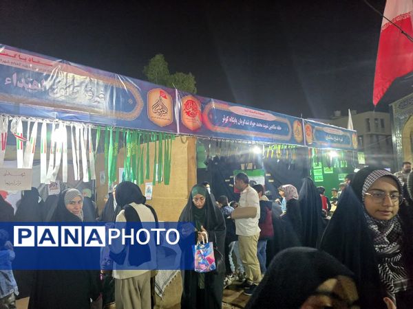 اولین سالروز تدفین شهید گمنام در شهرک شهید تندگویان شهرستان جم