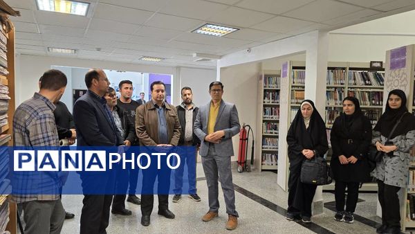 بازدید مدیر کل کتابخانه های عمومی استان خراسان شمالی از کتابخانه شهید بهشتی آشخانه 
