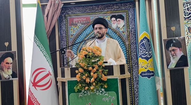 نماز عبادی سیاسی جمعه شهر سفیددشت 