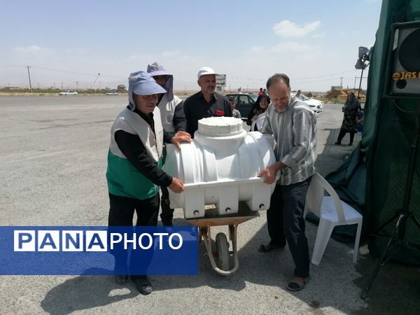 برپایی موکب عاشورایی اربعین حسینی در شیروان