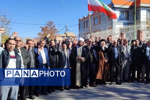 راهپیمایی جمعهٔ خشم در شهرستان نورآباد