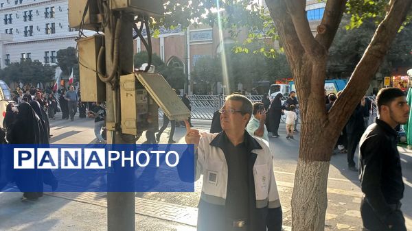 بازدید ایمنی از موکب‌های اربعین ۱۴۰۴ توسط کارشناسان مدیریت بحران شهرداری
