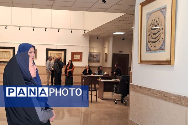برگزاری نمایشگاه خوشنویسی به مناسبت هفته فرهنگی در ملارد 