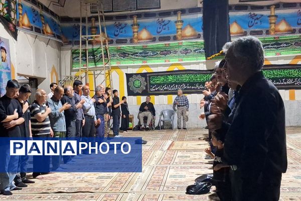 عزاداری سالار شهیدان شب سوم محرم در دبیرستان شهید دستغیب ناحیه۳ شیراز 