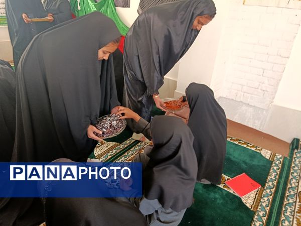 مراسم سوگواری شهادت حضرت فاطمه زهرا س در مدرسه گلشاد خلیل آباد 