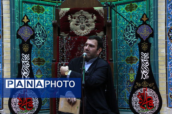 مراسم عزاداری فاطمیه در حسنیه چهارده معصوم یزد