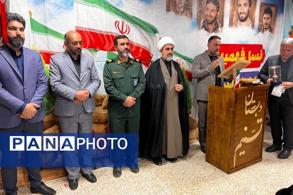 افتتاح یادمان شهدای دانش آموزی در مدرسه تسنیم پردیس