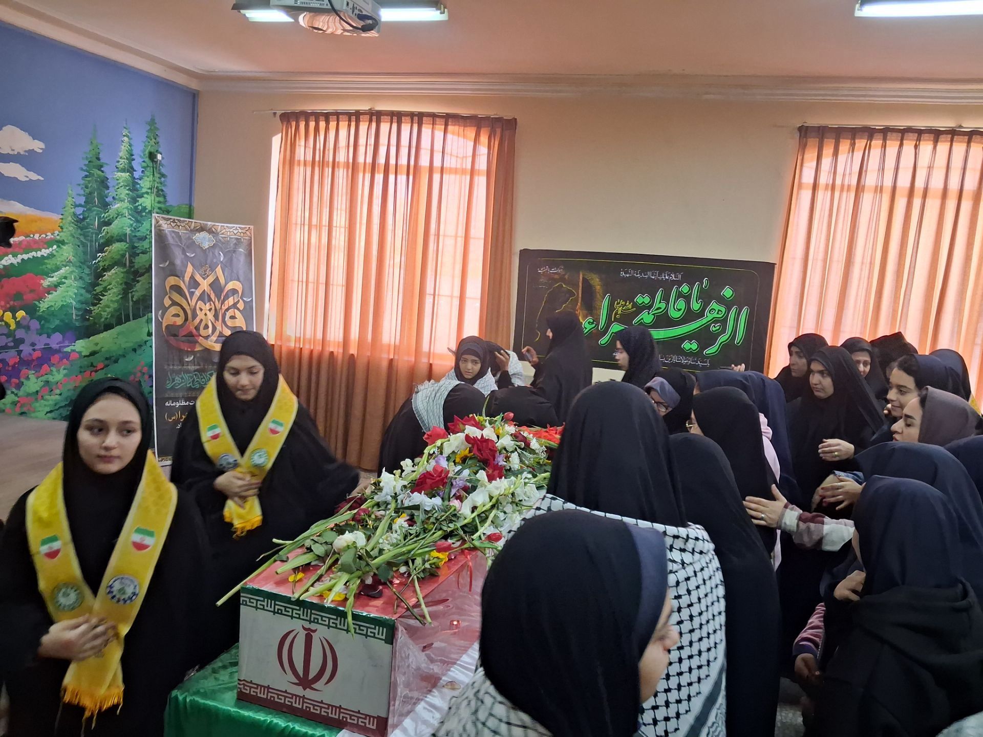 عطر ایثار و معنویت در دبیرستان مدرس تبریز پیچید