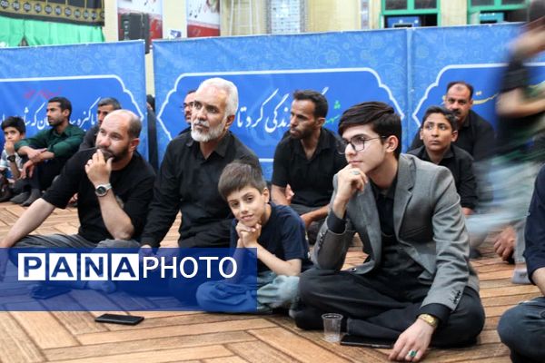 مراسم سوگواری ابا عبدالله در هیات رزمندگان اسلام شهرستان خرامه 