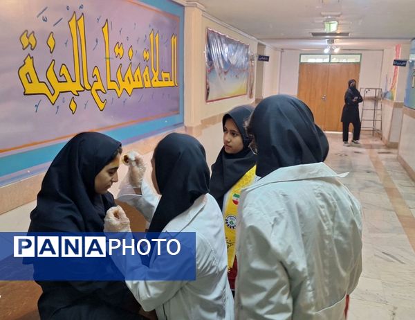  مانور زلزله در مدرسه فجر اسلام 