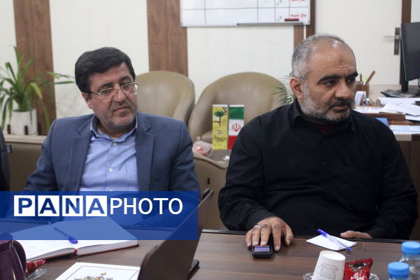 جلسه هماهنگی سوگواره «احلی من العسل» آموزش و پرورش استان بوشهر